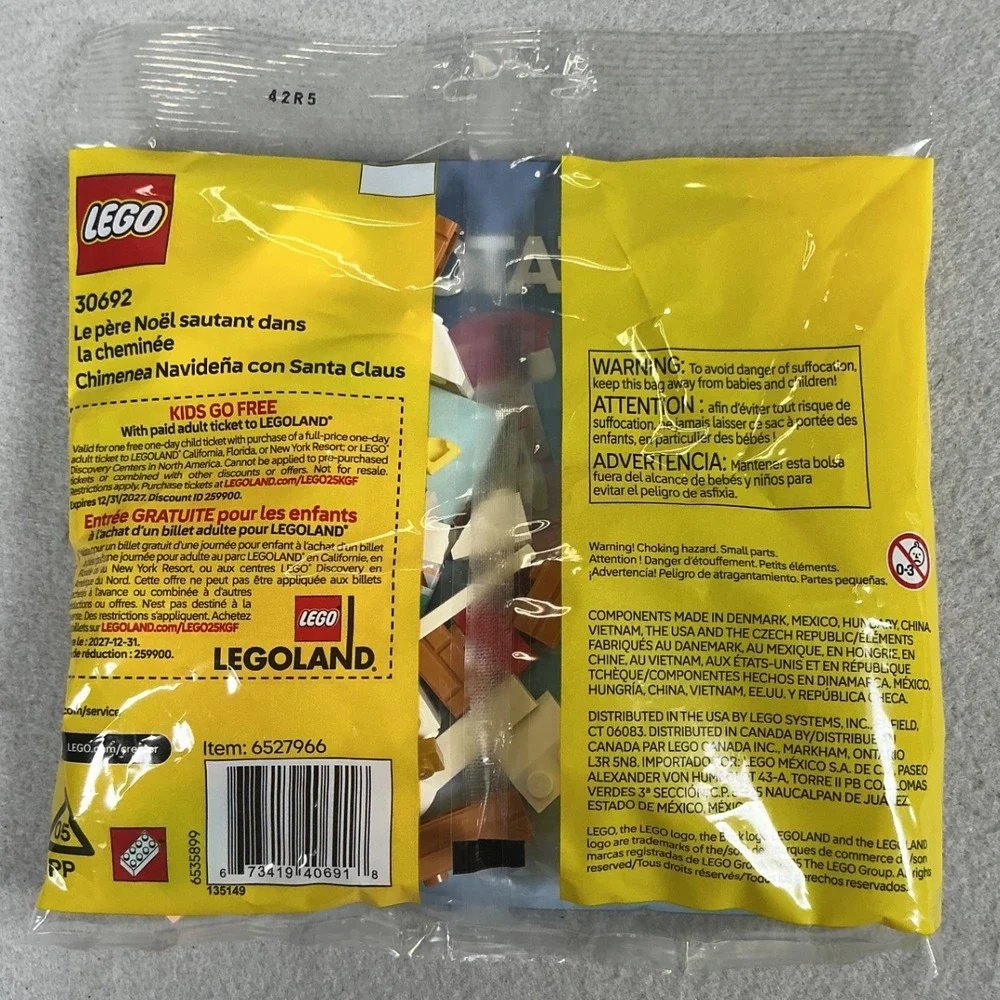 LEGO Creator Christmas Chimney Fun with Santa 30692 Polybag Building Toy New
